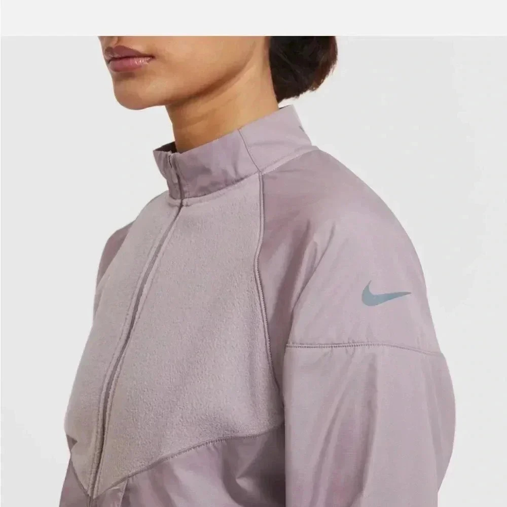 Nike Women's Purple Smoke F Zip Run Division Jacket - Picture 5 of 13